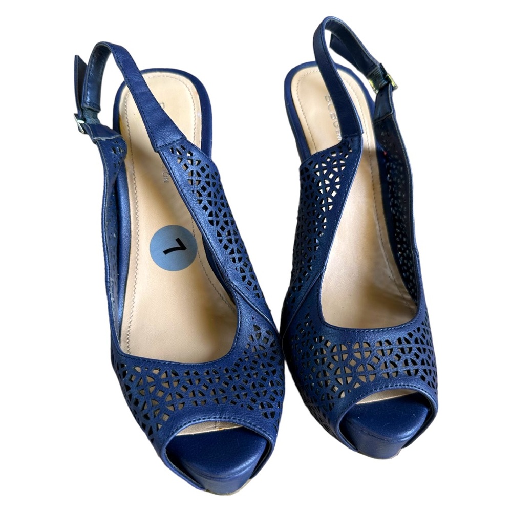 BCBG Blue Heels